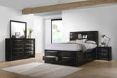 Orleans Furniture - Coaster - Briana 4-piece Eastern King Bedroom Set Black - 202701KE-S4